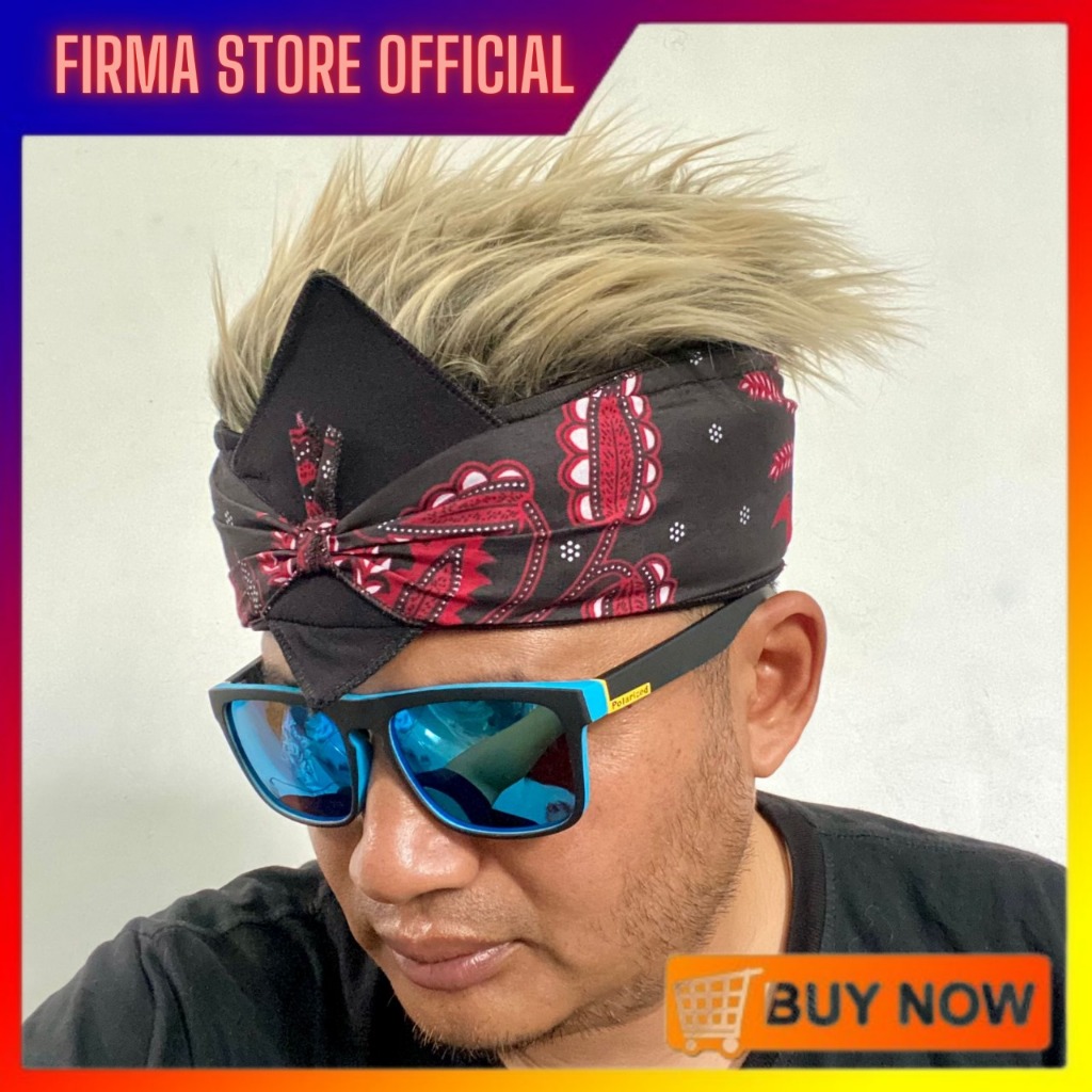 Udeng bali motif batik premium cod