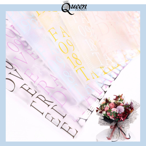 

Kertas Bunga Transparant Bening Cellophane Flower Wrapping Paper Kertas Buket Bunga 6098