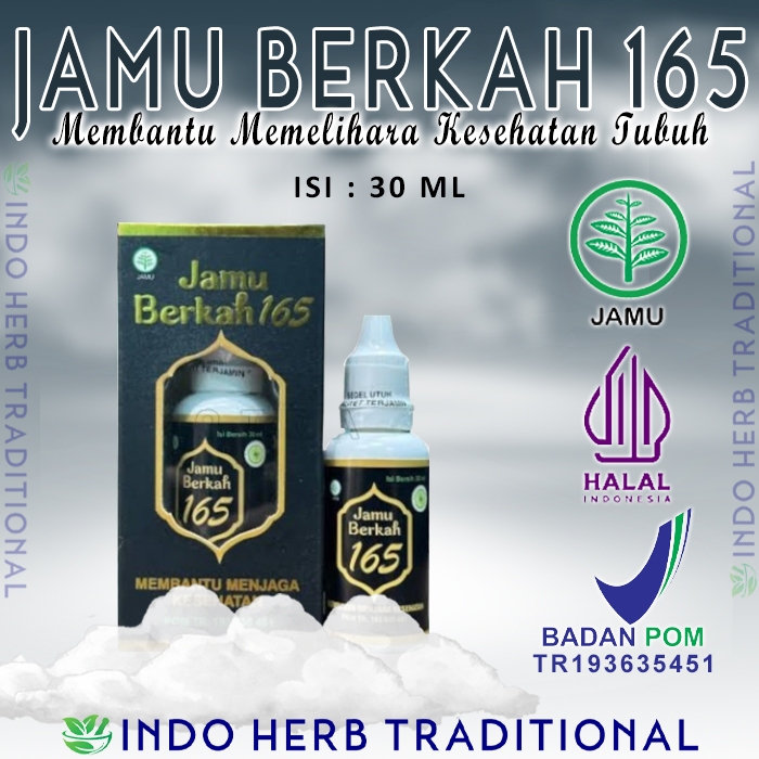 Jamu Berkah 165 Original Jamu Tetes Multivitamin Kesehatan Tubuh Herbal Asli