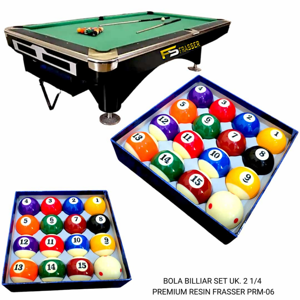 Frasser Bola Biliar Bola Billiard Bola Bilyar Premium Bola Belgi Bola Premier Belgium Tournament