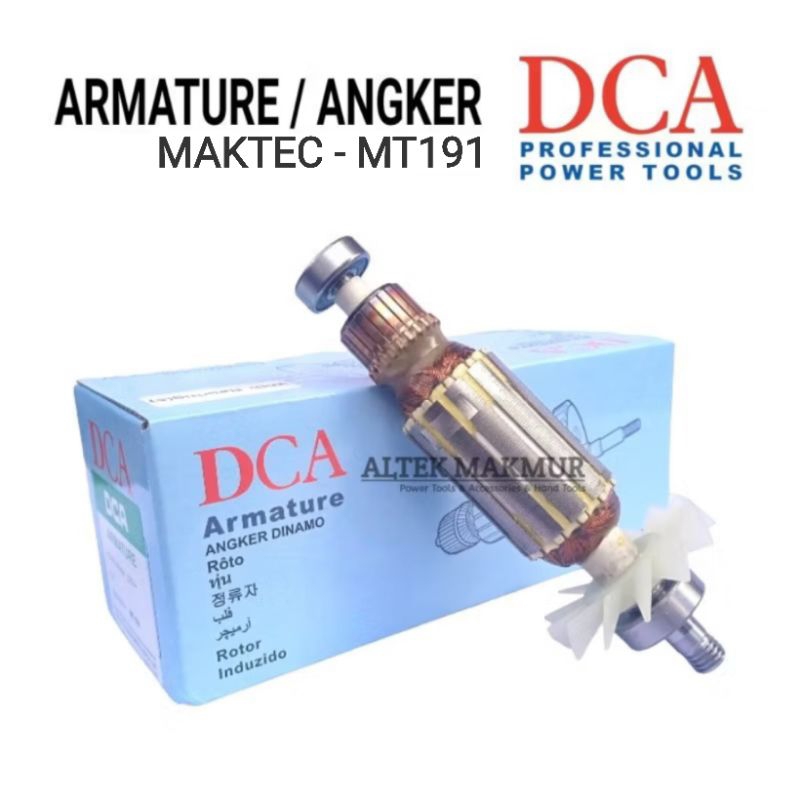 Armature DCA For Mesin Planer MAKTEC MT191 / Angker Dinamo Serut Sugu MAKTEC MT 191 / Rotor Motor Gu