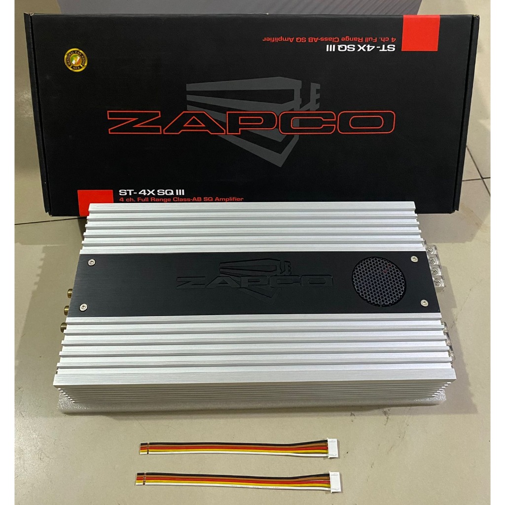 POWER ZAPCO ST 4X SQ III 4 Ch. Sound Q Class AB Amplifier ORIGINAL