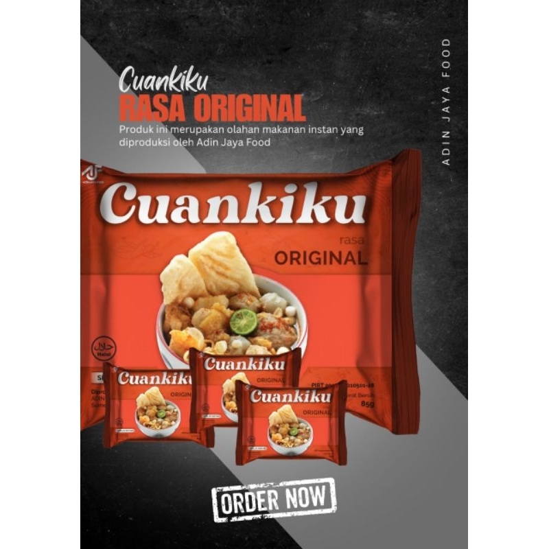 

CUANKIKU(rasa original) 1 dus isi 24 makanan viral