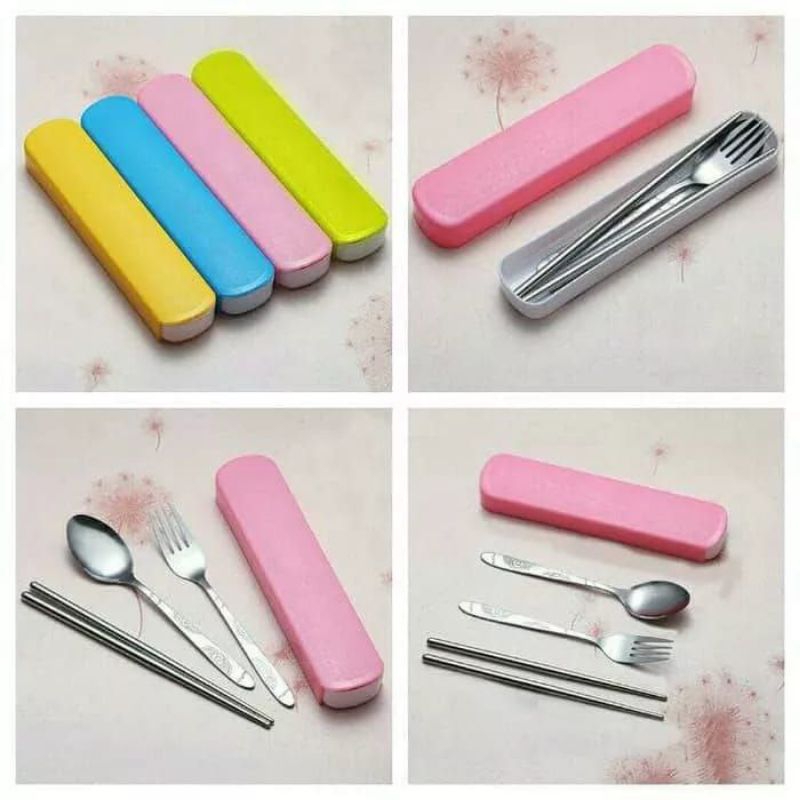 Set Sendok garpu stainless steel