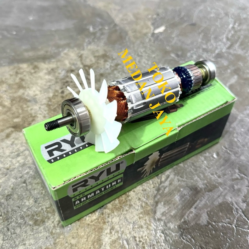 ARMATURE ANGKER MESIN DISC GERINDA RYU RSG 100-3 ORIGINAL RYU