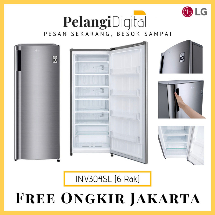 LG Freezer 1 Pintu - GN-INV304SL