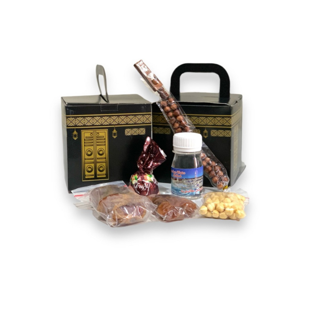 

Paket oleh-oleh Haji Umroh Box Kabah exclusive