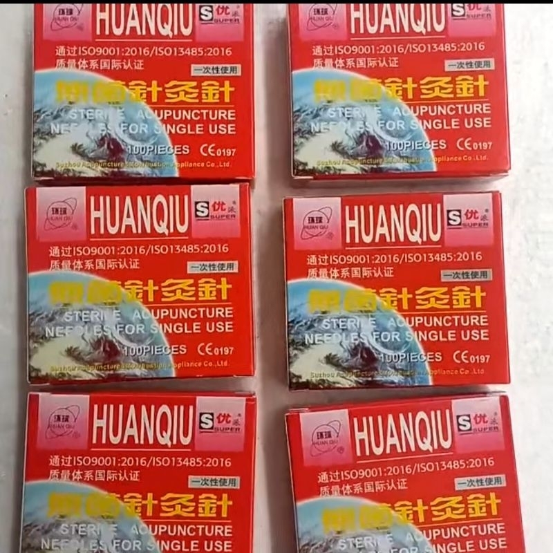 Jarum akupuntur Huanqiu / Jarum akupuntur 25x25mm / Acupuncture Needle