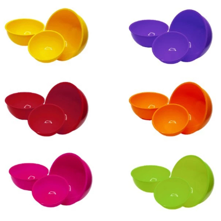 EL Set Mangkok / Bowl with Lid 3 pcs (EL-MIX Mangkok EL Set)