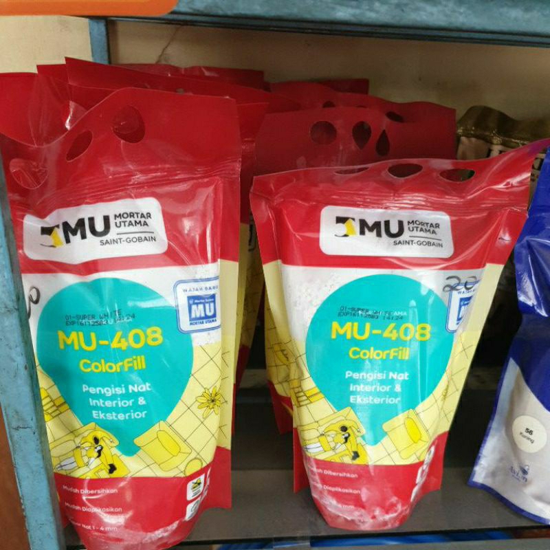 MU 408 Pengisi Nat Keramik 1 kg untuk Interior dan Eksterior