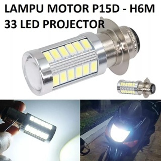 Lampu Led Depan 33 Mata AC DC H6 Universal Matic Bebek Mio Beat Vario Supra