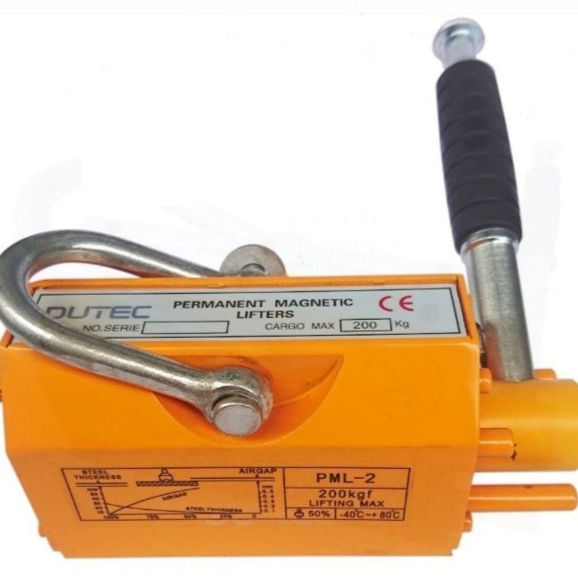 Permanent Magnetic lifter 200 KG / Magnet angkat plat dan besi/lifting