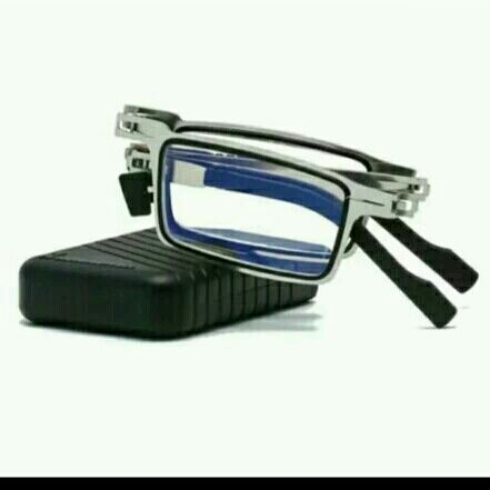 KACAMATA BACA AJAIB PLUS AUTOFOCUS MODEL LIPAT STAINLES