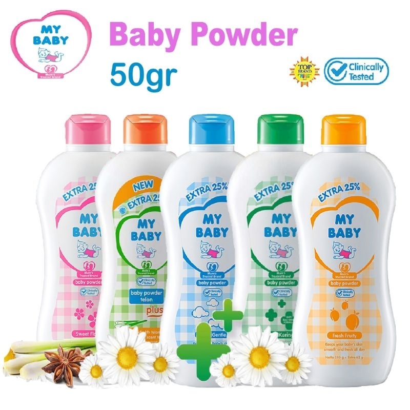 My Baby Powder 50gr Bedak Bayi - Bedak Bayi 50gr - Bedak Bayi My Baby