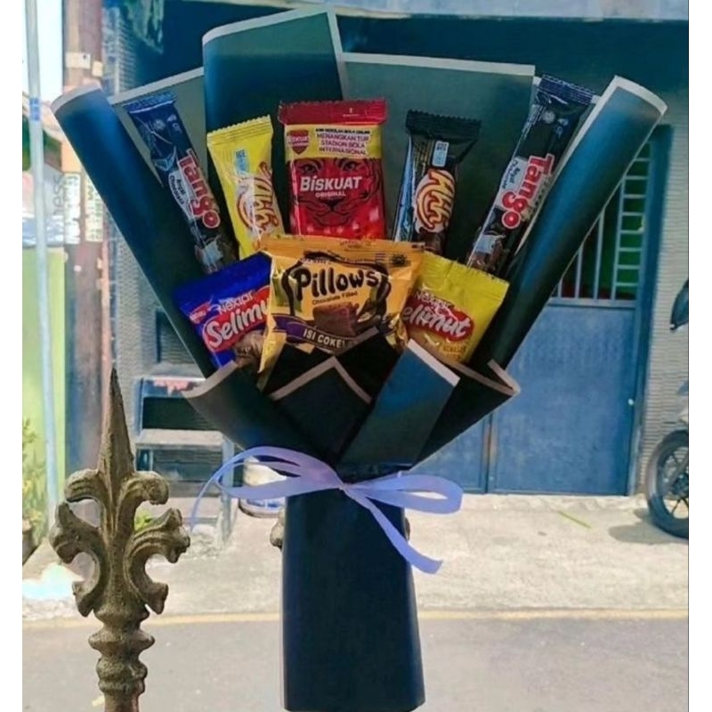

Buket snack isi 8 part2 // bouquet wisuda / hari guru / hadiah hari ibu GRATIS ONGKIR XTRA