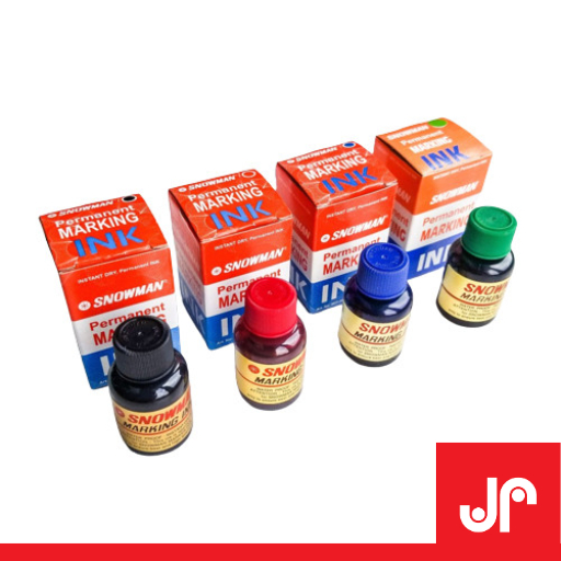 

SNOWMAN PERMANENT MARKING INK / ISI ULANG TINTA SPIDOL PERMANENT WARNA BIRU HITAM MERAH