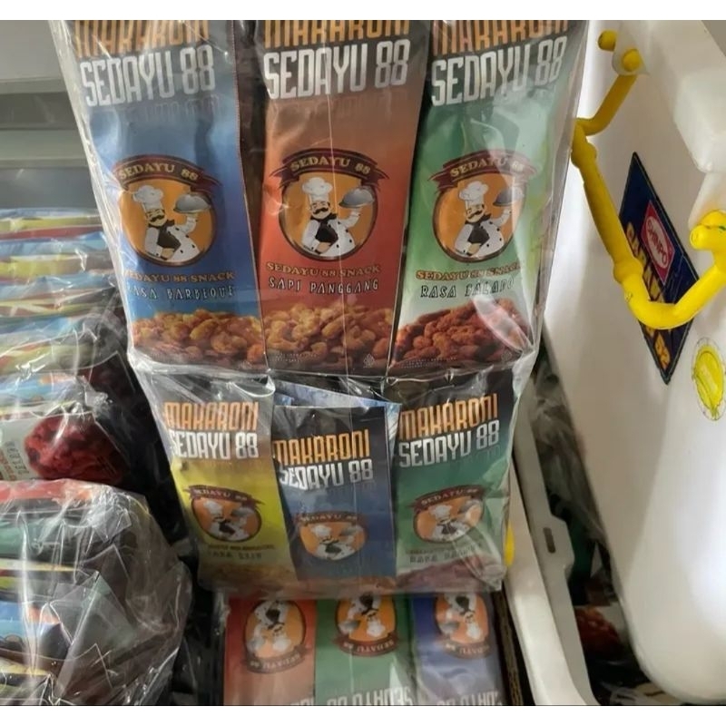 

Makaroni Krispi isi 50 pcs Mix Varian Rasa Random