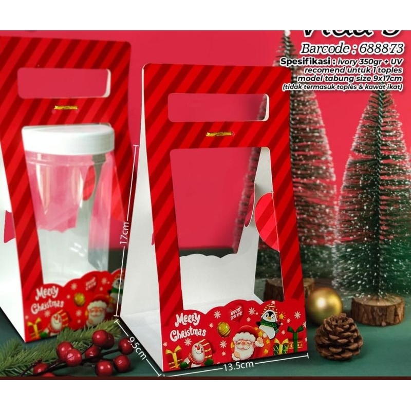 

Xmas Natal Christmas Dus Top 1 Uk 13,5*9, 5*17 cm Per 6 Pcs