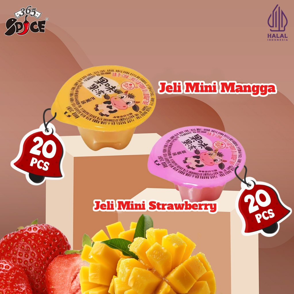 

Jelly Pudding Mini Toples [17gr x 20pcs] Rasa Buah Mangga Strawberry