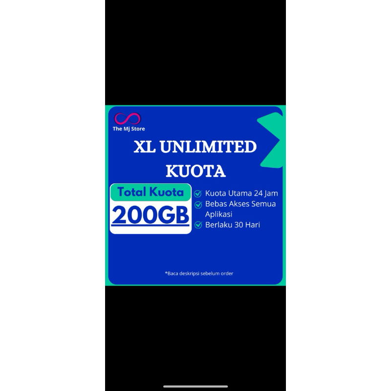 Jual XL UNLIMITED 30 Hari