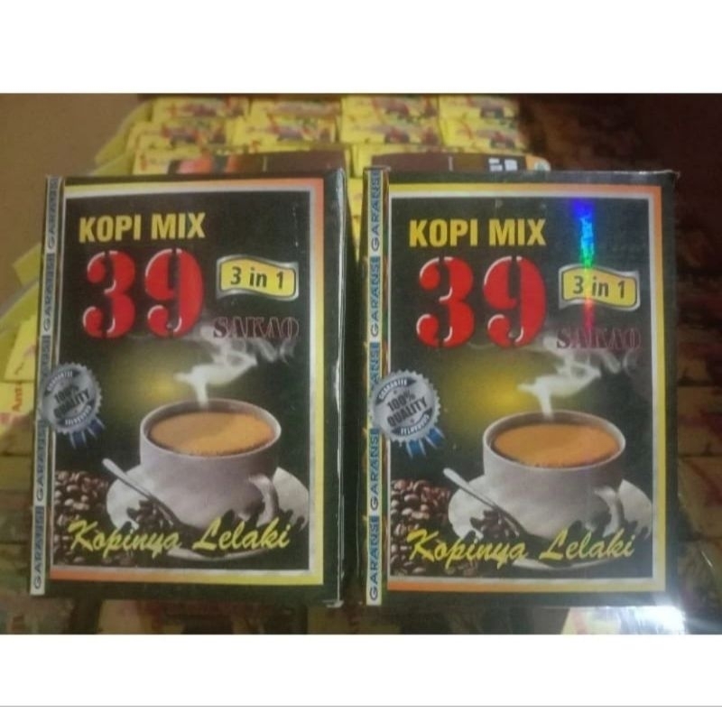 

ECER 5 SACHET KOPI 39 SAKAO KOTAK 10 × lebih dahsyat