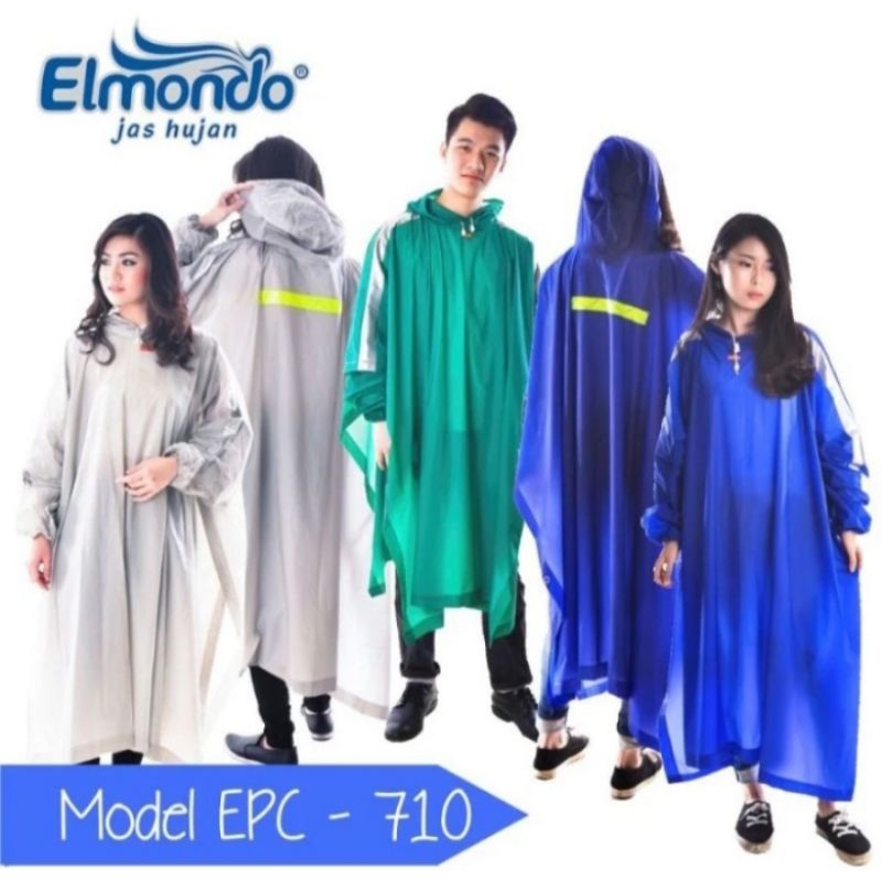 Elmondo 710 - Jas Hujan Ponco Lengan 710