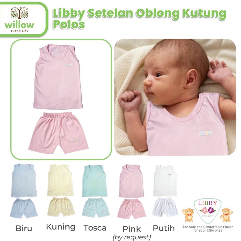 Setelan Anak - Libby Setelan Oblong Kutung Polos