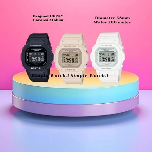 Original 100% Casio BABY-G BGD-565-1DR BGD-565-4DR BGD-565-7DR Jam Tangan Wanita BGD-565 Garansi Res