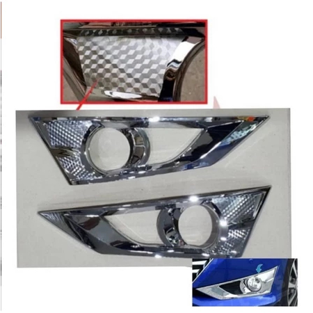 Cover Fog lam SIGRA Variasi Lampu Lampu Kabut SIGRA Full Chrome