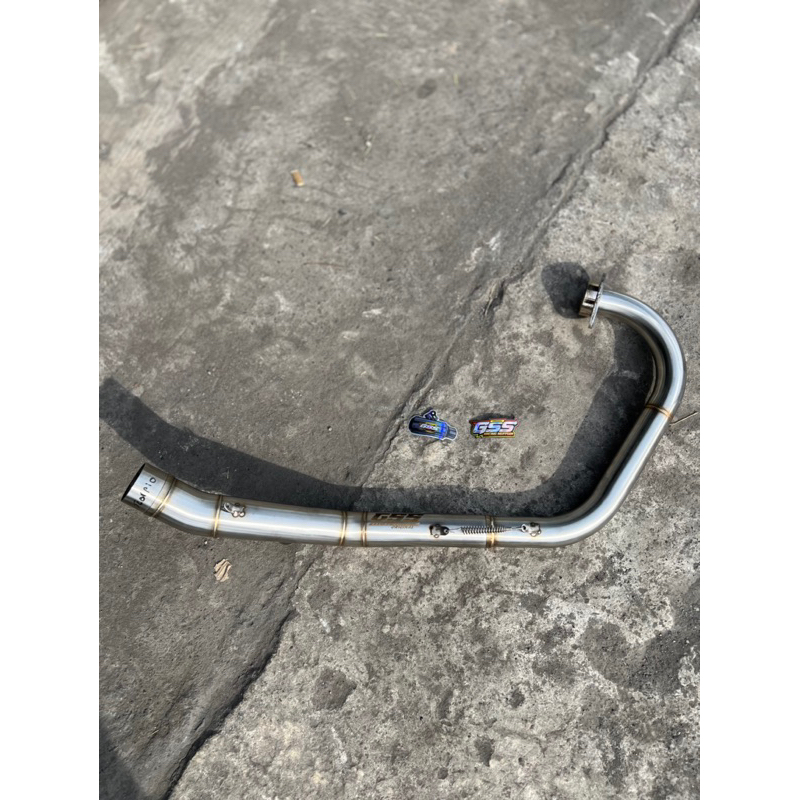 leher original gss racing muffler scorpio