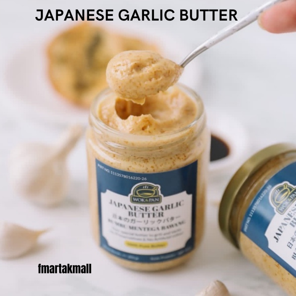 

JAPANESE GARLIC BUTTER 350gr WOKPAN Original / Garlic Butter Premium / Wok & Pan Japanese Garlic Butter