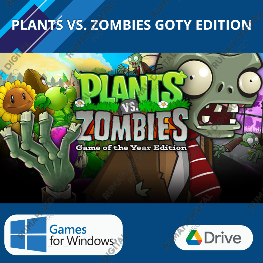 PLANTS VS. ZOMBIES GOTY EDITION - GAME PC OFFLINE