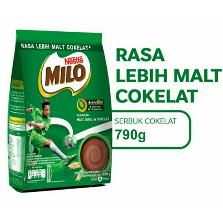 

Susu Milo 3in1 Activ- Go susu coklat 790gr