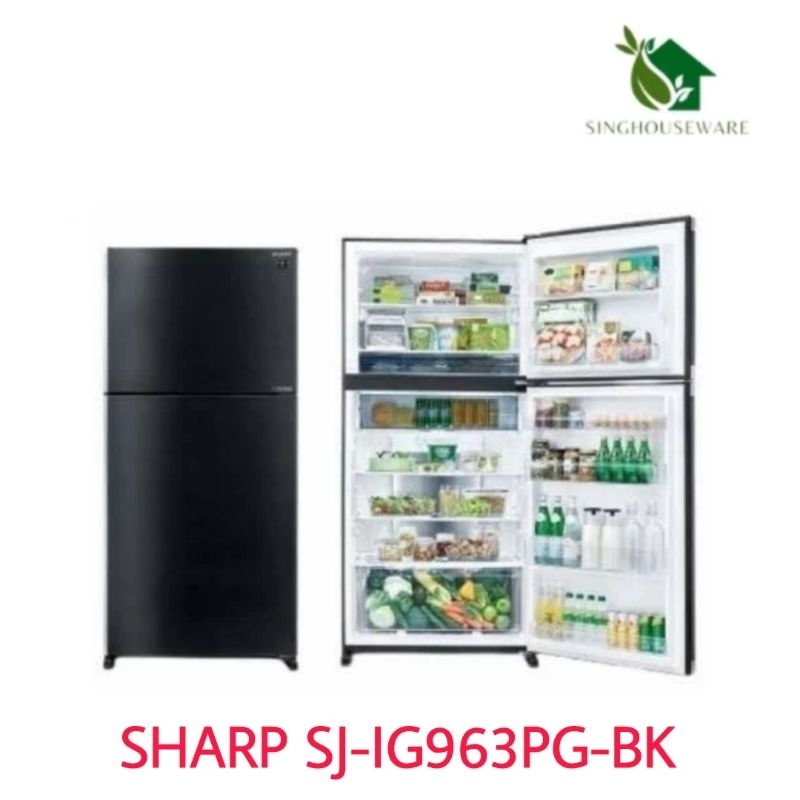 Sharp Kulkas 2 Pintu SJ-IG963PG-BK