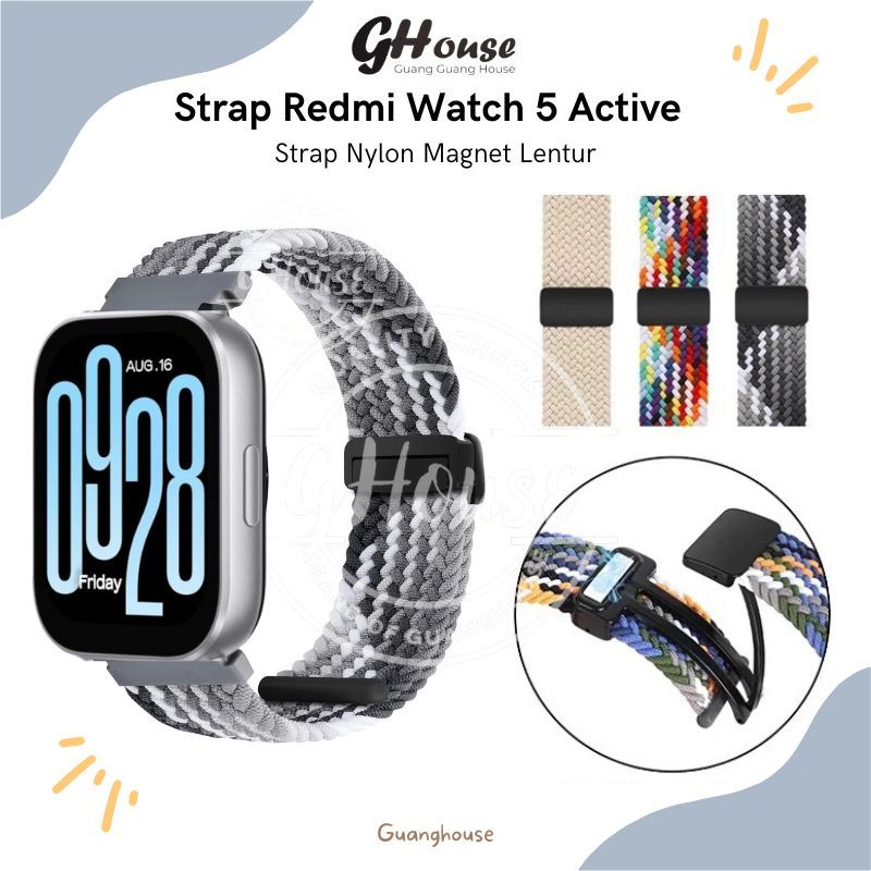 RB Strap Redmi Watch 5 Active Nylon / Watch 5 Lite Tali Redmi Watch 5 Lite Strap Watch 5 Active