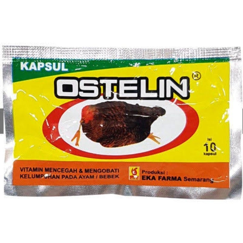 OSTELIN 10kapsul Ekafarma lumpuh ayam