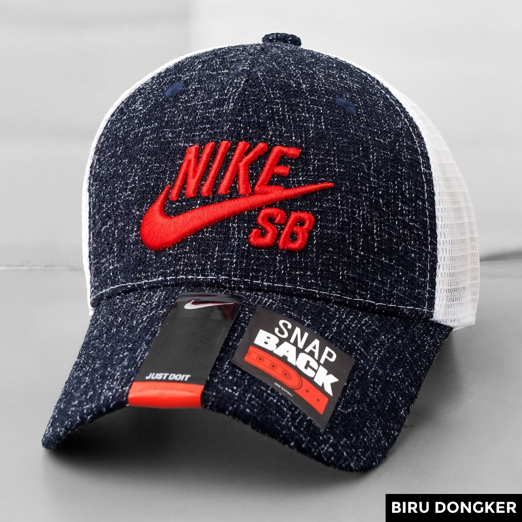Topi Nike Snapback Trucker Import Mirror ORI Topi Jaring
