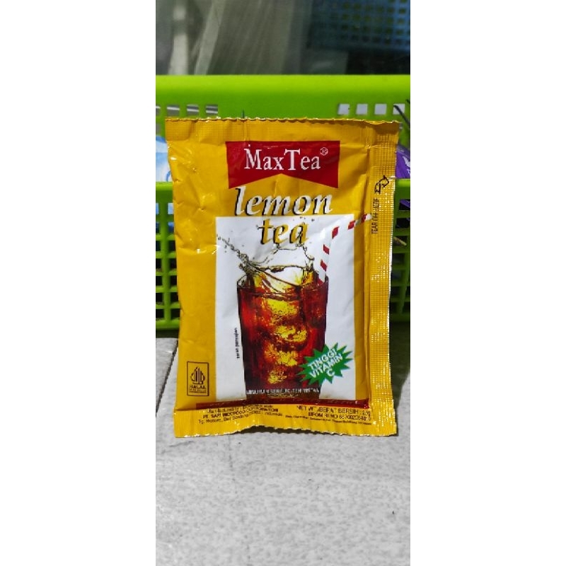 

MAXTEA Max Lemon Tea Renceng / Renteng 10 x 25gr