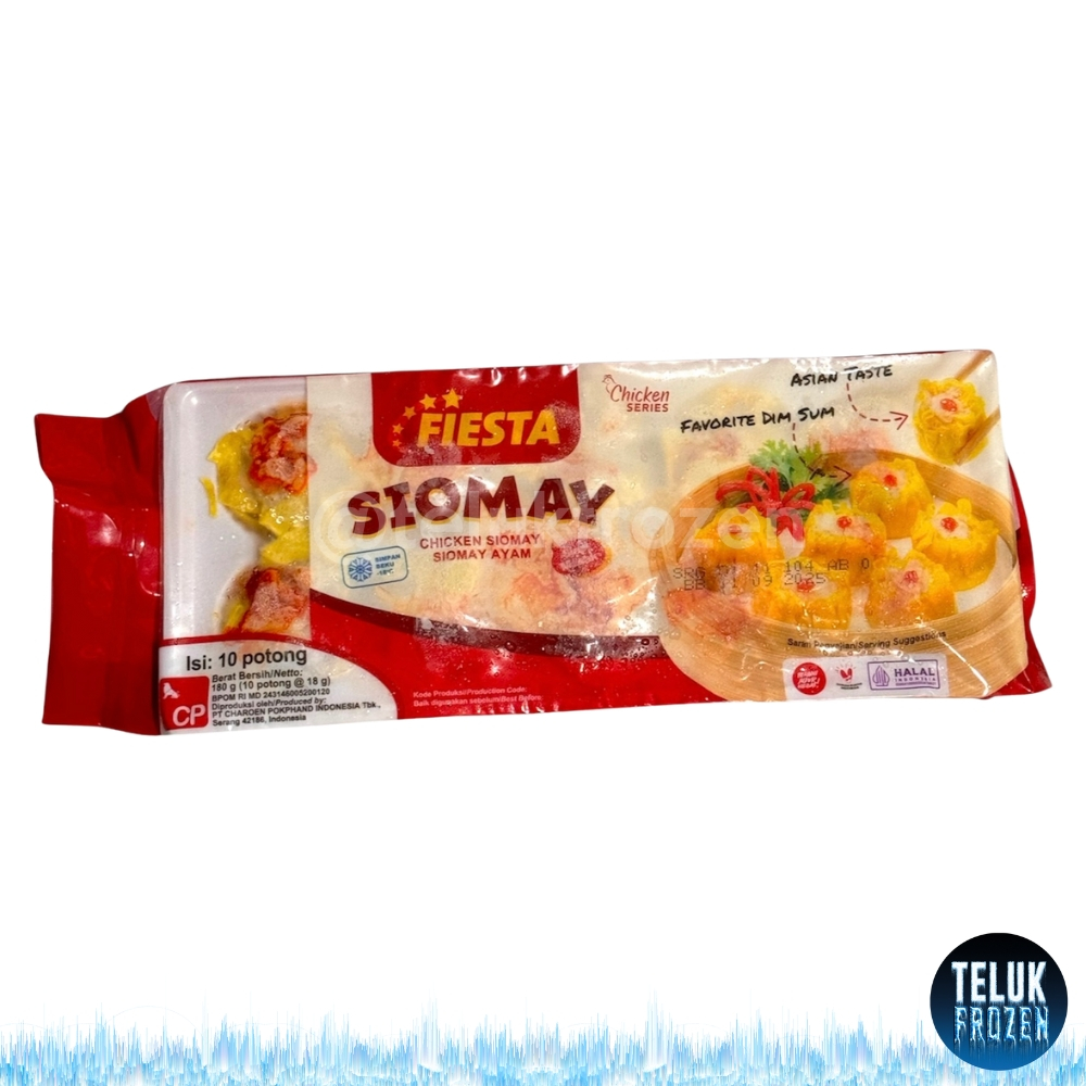 

Fiesta siomay ayam 180 gr isi 10 ptg pcs / Fiesta chicken siomay 180gram fish dimsum ikan frozen