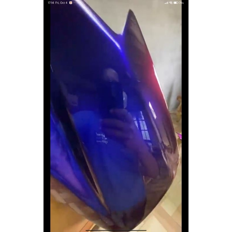 cat bunglon PU  hypershift biru ke hitam merah Spesial grade AIC02 motor mobil color effec