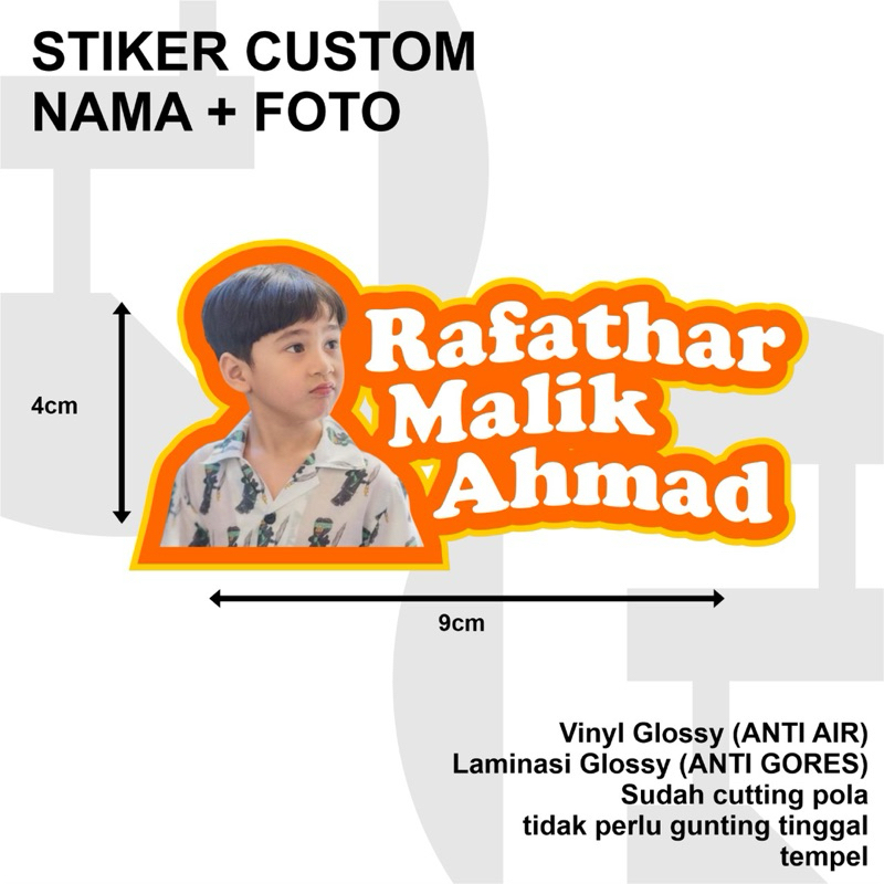 

STIKER CUSTOM NAMA DAN FOTO | BACA DESKRIPSI PRODUK DI BAWAH | STIKER CUSTOM FOTO DAN NAMA | STICKER NAMA | STICKER FOTO | STICKER CUSTOM NAMA | STICKER CUSTOM FOTO