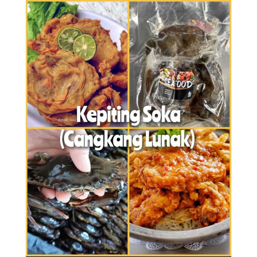 

KEPITING SOKA FROZEN BEKU / CANGKANG LUNAK / KEPITING LEMBURI MAKANAN OLAHAN