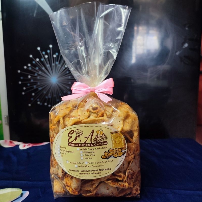 

Kripik Basreng Pedas Daun Jeruk 250gr