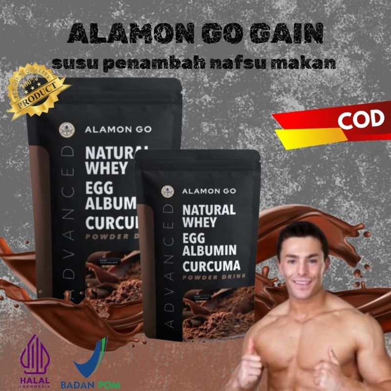 

Promo spesial Ramadhan ‼️ALAMON GO GAIN | Susu Penggemuk badan | Penambah Nafsu Makan | 100% Original