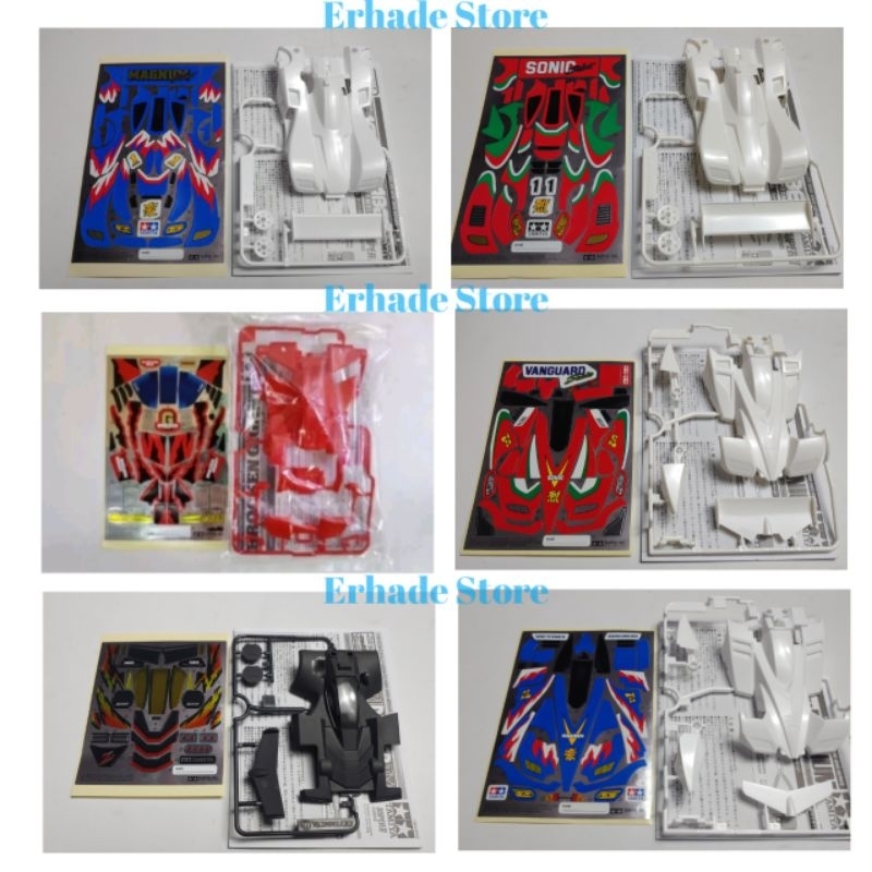 Tamiya Body Original Loose Kit All Variant - Magnum Saber Sonic Saber Victory Magnum Vanguard Sonic 