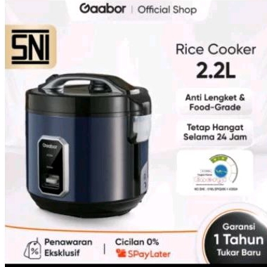 RICE COOKER JUMBO GAABOR 2,2 LITER -400WATT