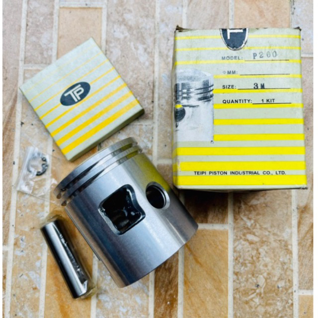 seher set piston kit seker set ring vespa spartan excel 200 oversize 3 M