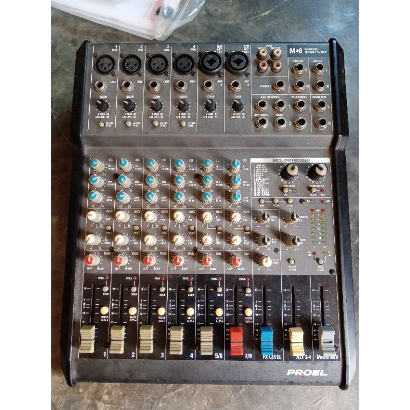 mixer audio proel M-8 bekas