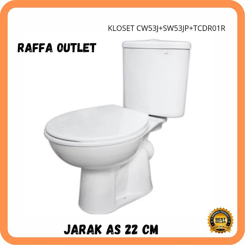 kloset duduk toto cw53j / paket closet duduk  toto cw53j