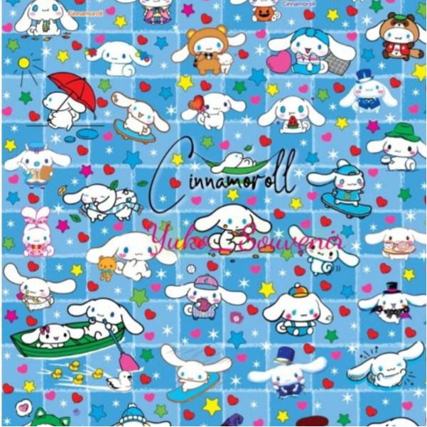 

Kertas Kado Cinamonroll Biru Kertas Kado Sanrio Kertas Kado Cinamonrol Glossy Tebal